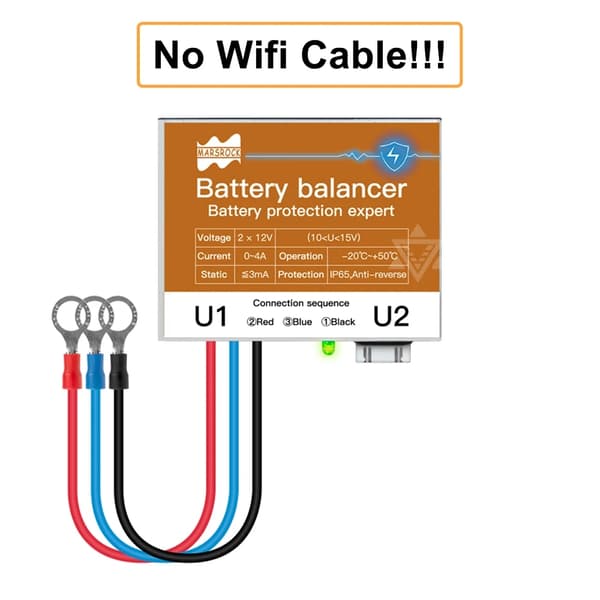 Batteriudligner, Bluetooth-indstilling, IP65-beskyttelse, 1 stk