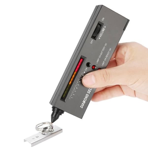 Diamond Tester, Portable LED Audio Diamond Tester, Diamond Diamond Tester, High Precision Diamond Tester, för