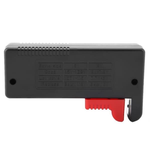 Drfeify Coin Cell Battery Voltage Tester Universal LCD Button Battery Voltage Tester AA/AAA/C/D/9V/