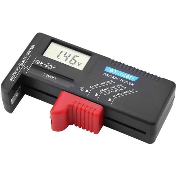 Knappbatteritestare Digitalt LCD-batteritestare universell BT168D 43