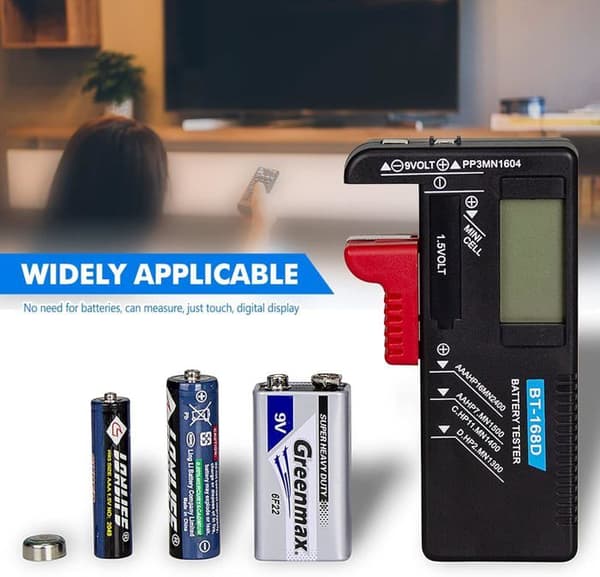 Batteritestare - BT-168D - Digital - LCD - Kompakt - Hög Precision