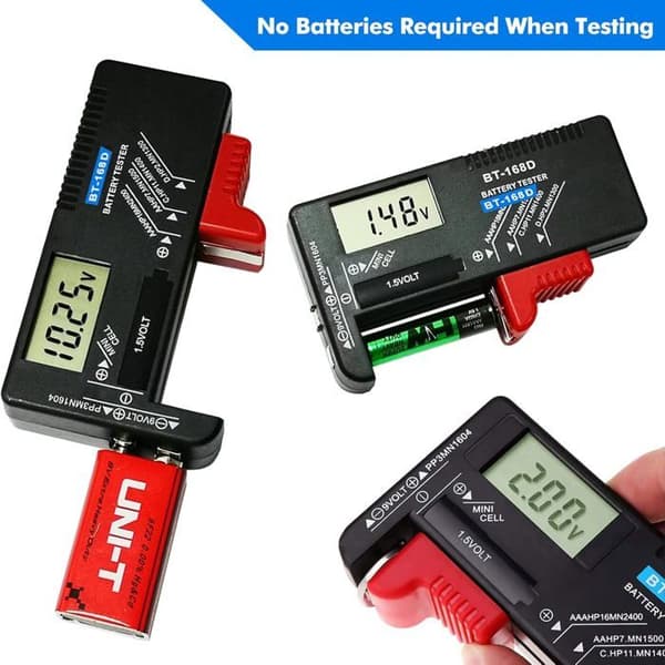 Batteritestare - BT-168D - Digital - LCD - Kompakt - Hög Precision