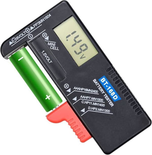 Batteritestare - BT-168D - Digital - LCD - Kompakt - Hög Precision