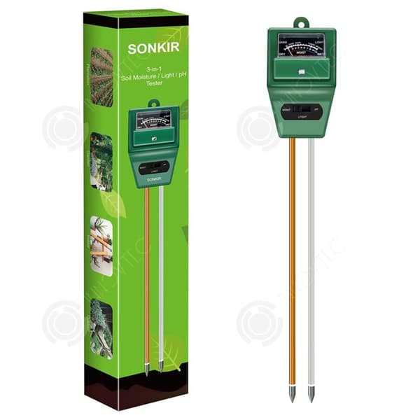 INN Soil Tester 3in1 Plant Moisture Tester PH Tester Soil Fertility Tester Lämplig för Plant Care Farm Lawn FL