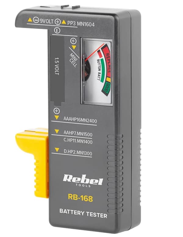 Rebel Tools RB-168 Batteritestare Voltmeter