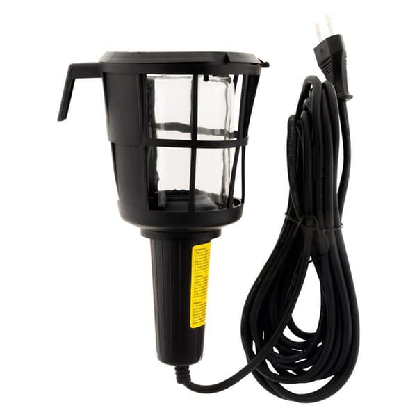 Baladeuse plastikkabel 60W E27 utan glödlampa 5m - Svart - Zenitech