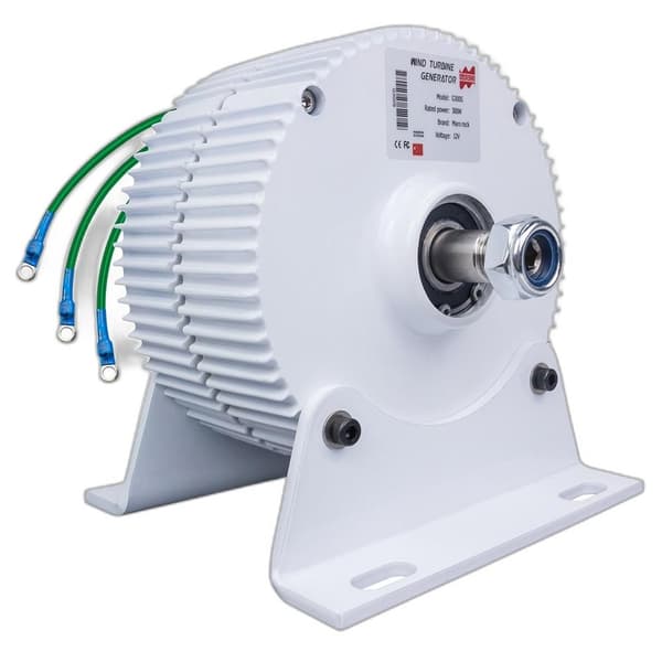 300W 12V 24V Lav RPM NdFeb PMG Vindmøllegenerator - Gør-det-selv Horisontal Vindmølle