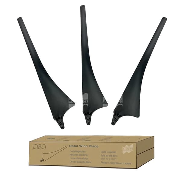 Vindmølle generator, kulfiberblade med høj styrke, horisontale vindmølle tilbehør., 3 Blade, Blade-3DR