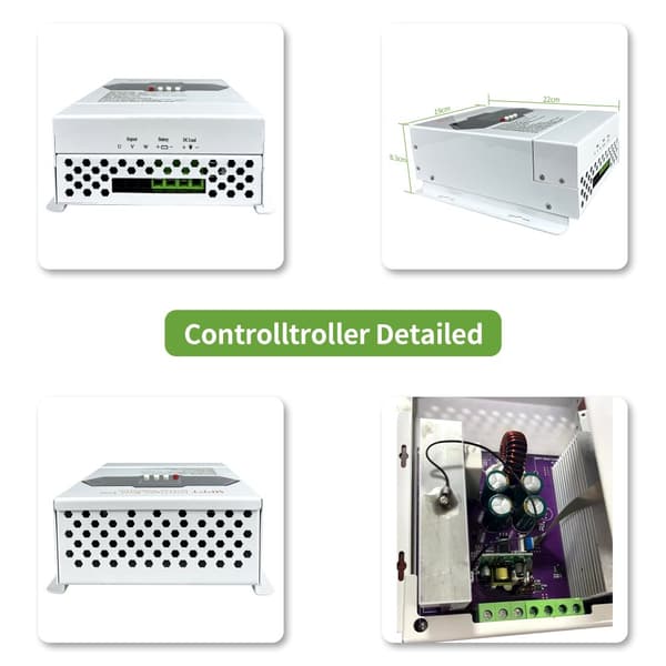 MPPT Vindkraft Opladercontroller, 3100W Udgivelse, 50A Maksimal Indgangsstrøm,12V24V48V