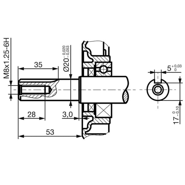 vidaXL Bensinmotor 6.5 HK 48 kW svart