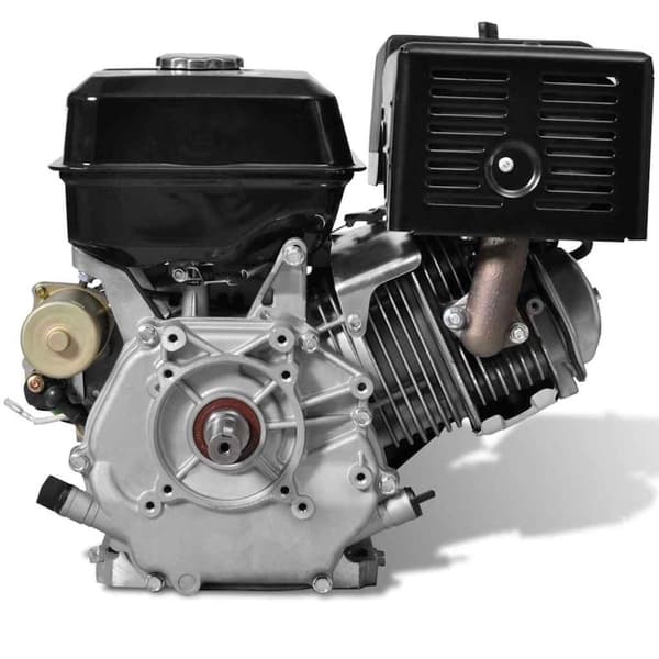 vidaXL Bensinmotor 15 HK 11 kW svart