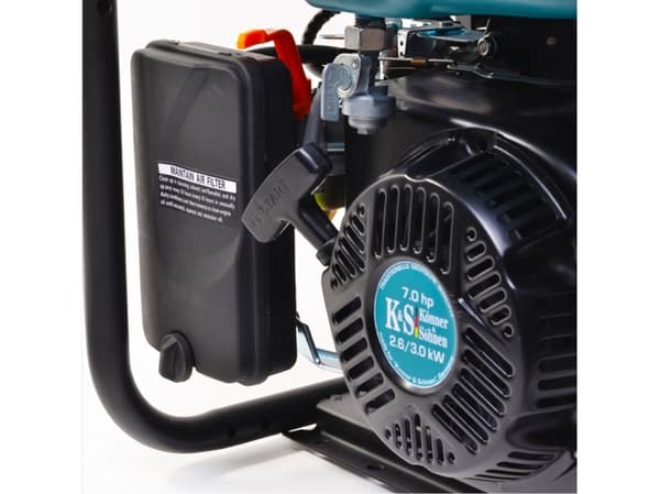 KÖNNER & SÖHNEN BENSINGENERATOR 2,6kW 230V KS 3000E, ELEKTRISK START