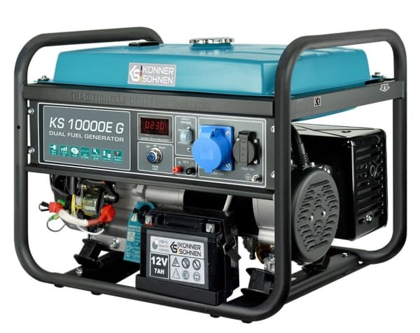 Könner & Söhnen hybrid (bensin/LPG) generator KS 10000E G
