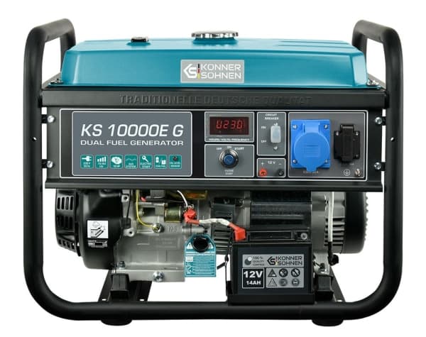 Könner & Söhnen hybrid (bensin/LPG) generator KS 10000E G