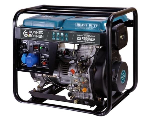 KS DIESEL GENERATOR KS 8100HDE (EURO V) 230V, ELECTRIC START
