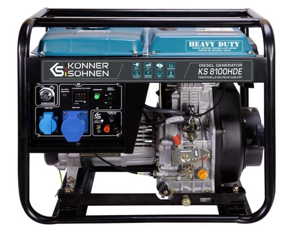 KS DIESEL GENERATOR KS 8100HDE (EURO V) 230V, ELECTRIC START