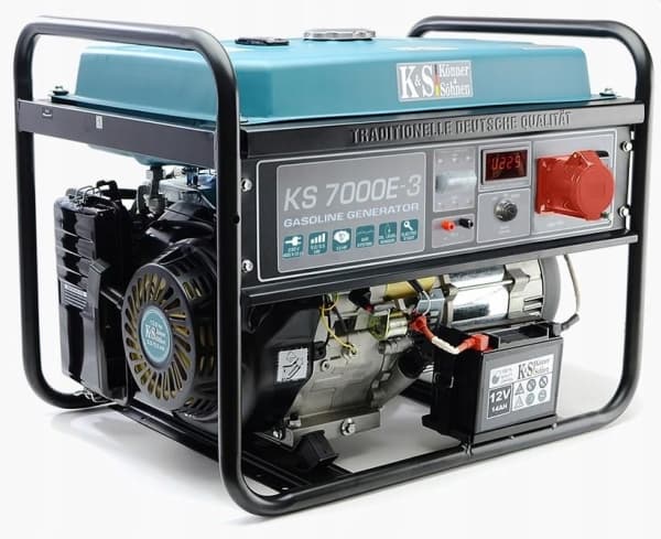 KÖNNER & SÖHNEN BENSINGENERATOR 5,0kW 230/400V KS 7000E-3