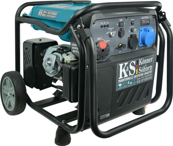 KÖNNER & SÖHNEN INVERTER GENERATOR/GENERATOR HYBRID 7,2KW KS 8100IEG Akva, Sort