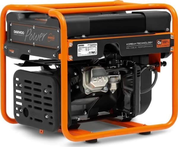 Aggregate Daewoo DAEWOO GDA 4600i GENERATOR INVERTER POWER GENERATOR 2x16A 3.5kW musta, Oranssi