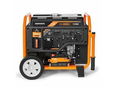 Daewoo GDA6600EI, 5000 W, 230 V, 17 L, bensiini, 312 cm³, 9,5 hv