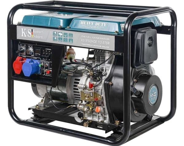 KÖNNER & SÖHNEN DIESELGENSETT/GENERATOR 7,0KW 230/400V KS 9100HDE-1/3 ATSR