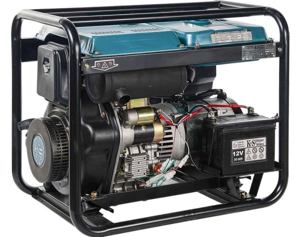 KÖNNER & SÖHNEN DIESELGENSETT/GENERATOR 7,0KW 230/400V KS 9100HDE-1/3 ATSR
