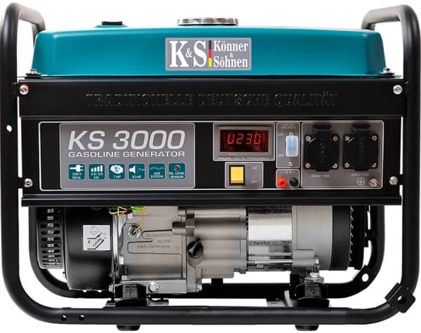 KÖNNER & SÖHNEN BENZIN-GENERATORSÆT/GENERATOR 2,6KW 230V KS 3000