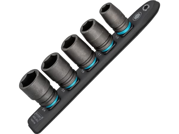 Hazet 900S-SR/5 Udvendig sekskant Stikliste 5 dele Firkant, 1/2 (12,5 mm)