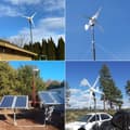 Miniatyrbild 8 av 8: 400W 3-blads vindturbingeneratorsats med laddningskontroll, bred applikation och enkel installation