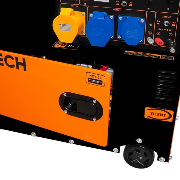 T-Mech Bærbar Lydløs Dieselgenerator