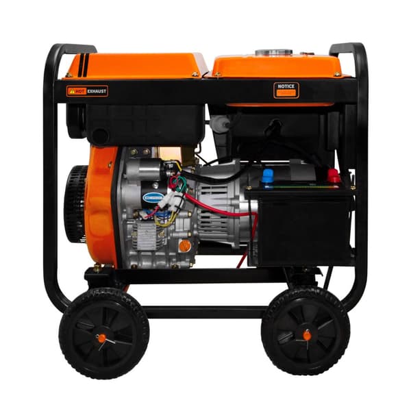 T-Mech Bærbar Dieselgenerator Åben Ramme 5kVA