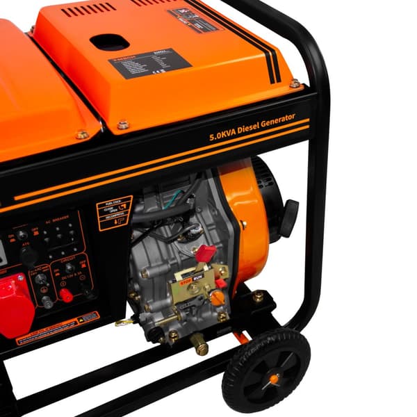 T-Mech Bærbar Dieselgenerator Åben Ramme 5kVA