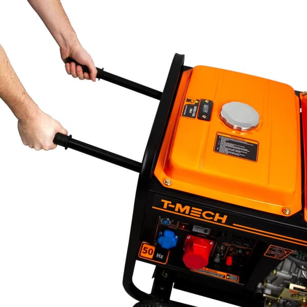 T-Mech Bærbar Dieselgenerator Åben Ramme 5kVA