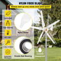 Miniatyrbild 4 av 6: 500W 12V 5-blad vindturbingenerator,start med låg vindhastighet,bred applikation