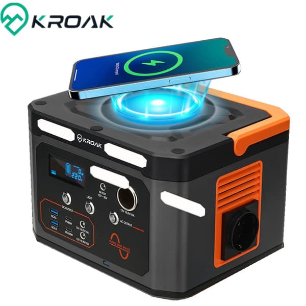 KROAK 320WH Power Station 300W bærbar sol generator strøm generator