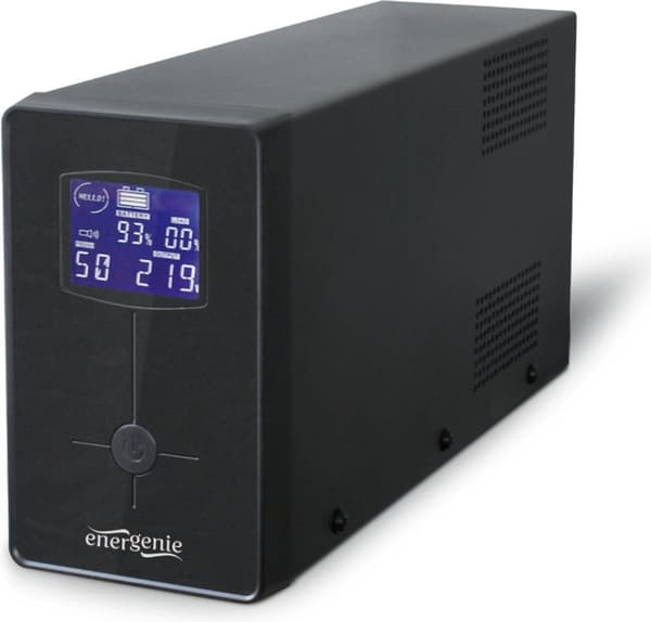 Gembird EG-UPS-033 Uninterruptible Power Supply (UPS) Line-Interactive 1200 VA 720 W 3 AC stikkontakt(er) Sort