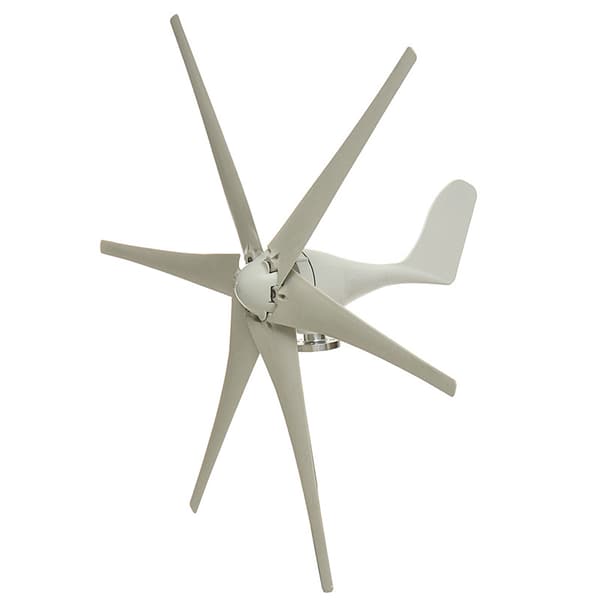 48V 800W 6 blad Vindturbingeneratorer Windmill Power Aerogenerator Laddning