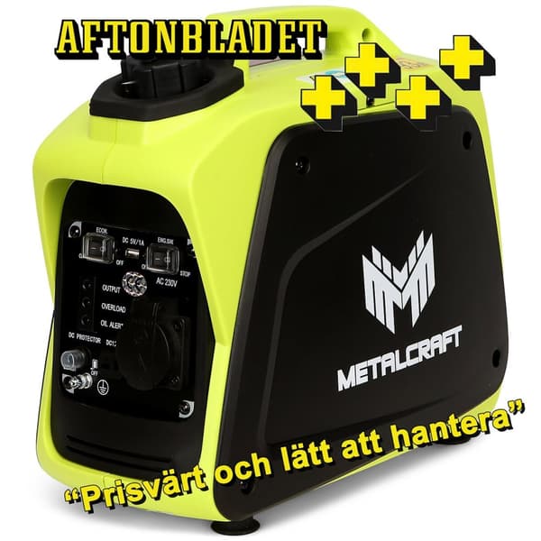 Digital generator 1000W | Bærbar med USB-port | Metallhåndverk
