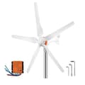 Miniatyrbild 1 av 9: 300W 12V 5-blads vindturbingenerator med MPPT-styrenhet, start med låg vindhastighet, lätt att montera, bred applikation