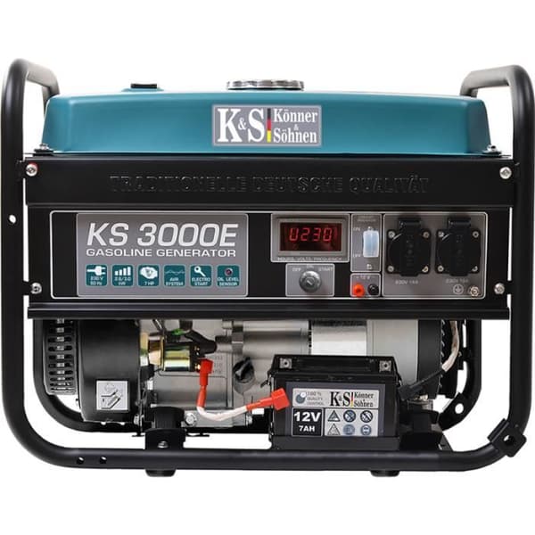 Konner &amp; Sohnen 3000W KS 3000E Dema elektrisk bensingenerator