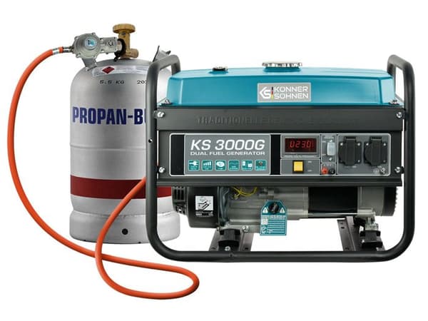 Bensin/gasgenerator "Könner &amp; Söhnen" KS 3000 G