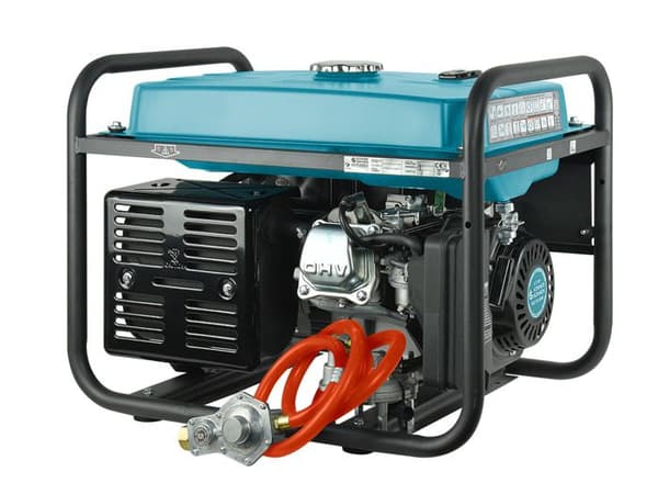 Gas-bensingenerator KS 7000E G - Könner &amp; Söhnen - DUBBELBRÄNSLE - 5500 W - 25 L - 95 db