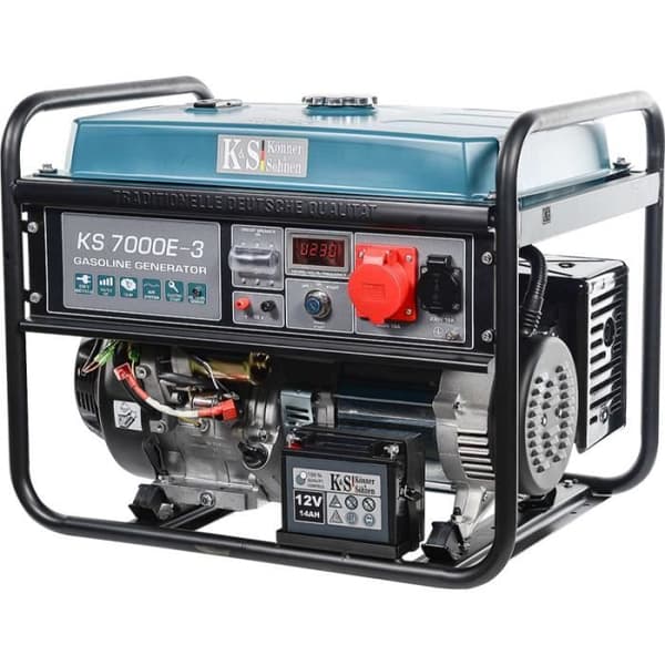 Konner &amp; Sohnen 5500W KS 7000E-3 elstart bensingenerator