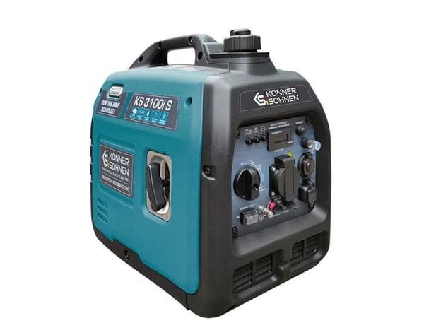 KS 3100i S invertergenerator max/nominell effekt: 3100W/2800W, 2 USB-kontakter, bränslesparläge