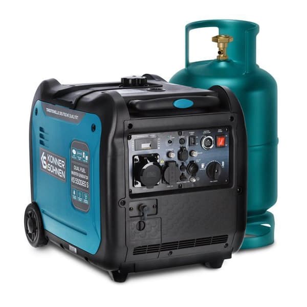KS 5500iEG S växelriktartyp bensin-gasgeneratorset maximal/märkeffekt: 5500W/5000W