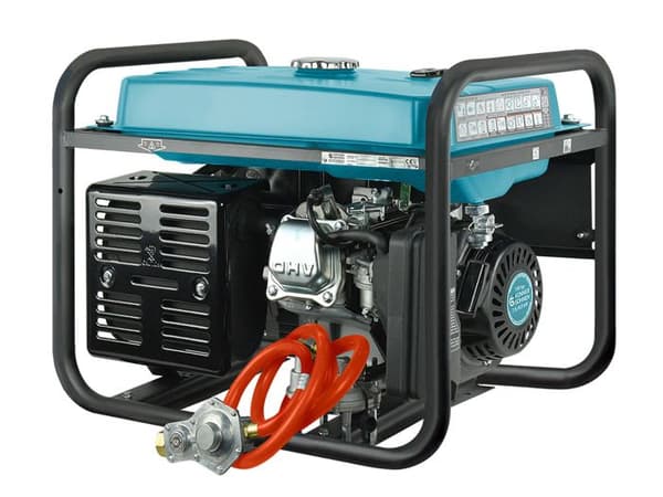 Könner &amp; Söhnen KS 10000E G bensin/gasgenerator - 7,5 kW/8,0 kW - Manuell/elstart