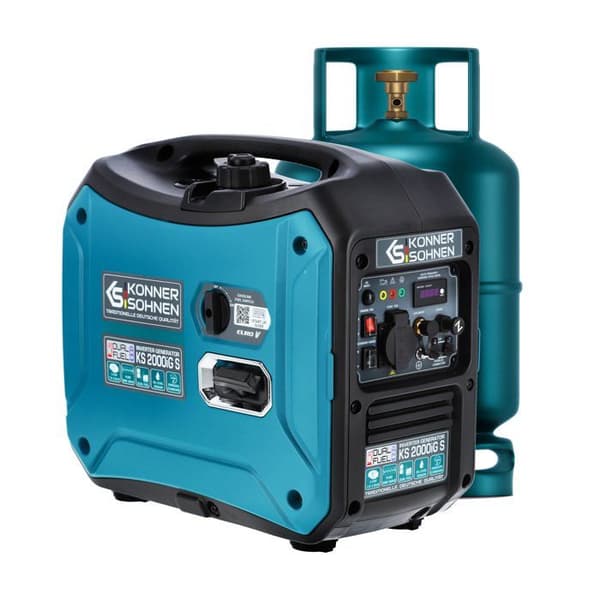 Könner &amp; Söhnen Silent 2000W bensin- och gasinvertergenerator KS 2000iG S