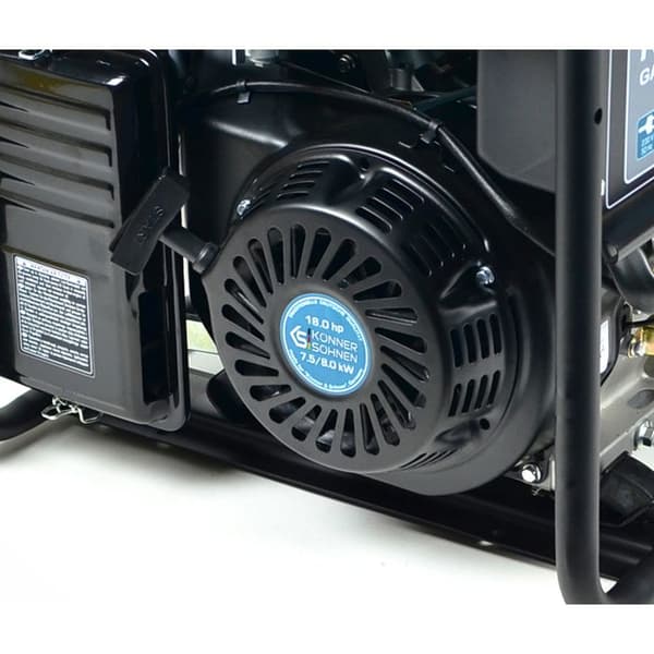 KS 10000E-1-3 bensingeneratorset, faskopplingssystem (VTS) med en maximal effekt (230V/400V) på 7500W/8000W