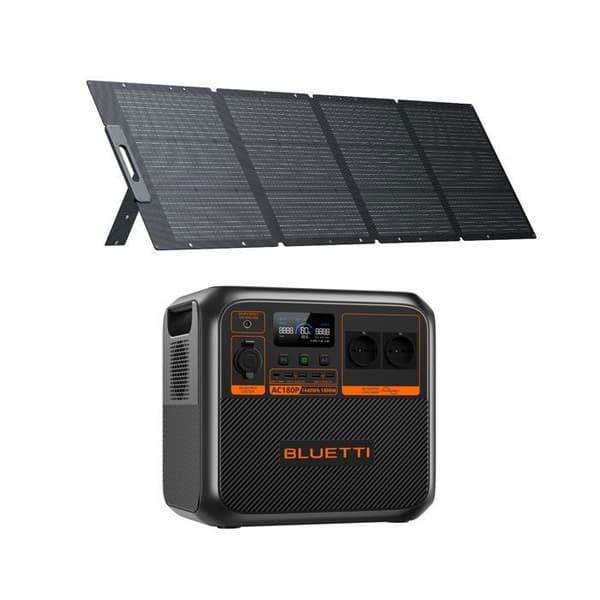 KIT Elektrisk station BLUETTI AC180P med MP200