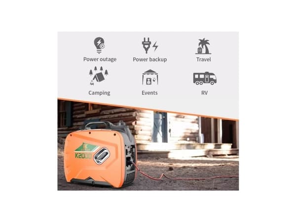 Kepsim K2000 230V 2000 Watt generator kraftværk